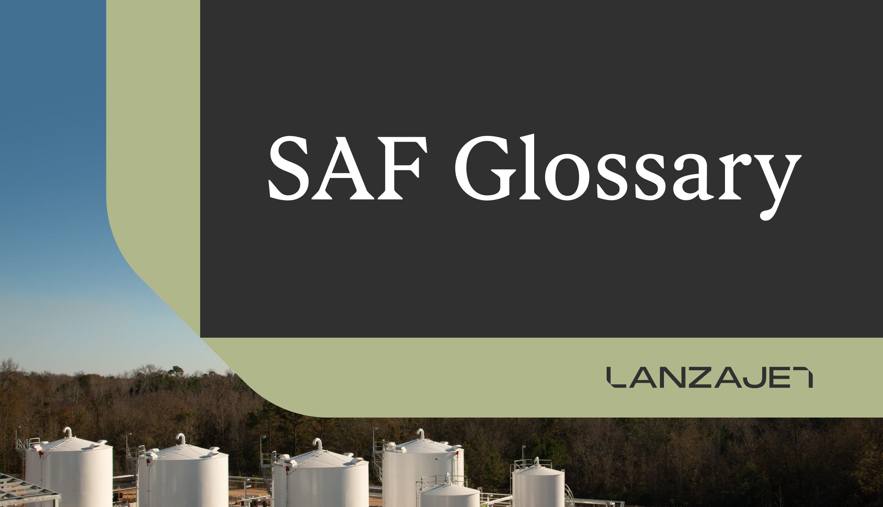 SAF Glossary
